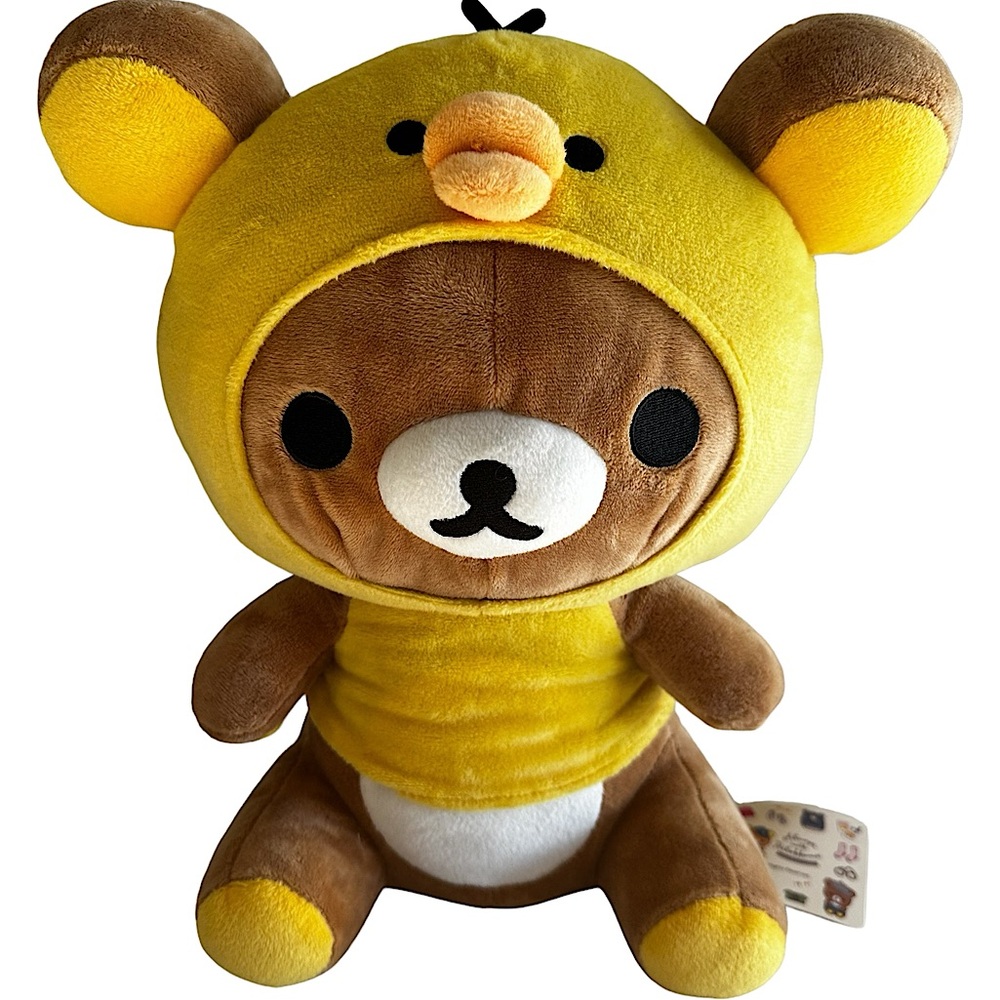 RILAKKUMA AS KIIROITORI YELLOW DUCK OUT FIT 12” PLUSH